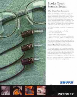 Буклет Shure Looks Great Sound Better, 55-1307, Баград.рф